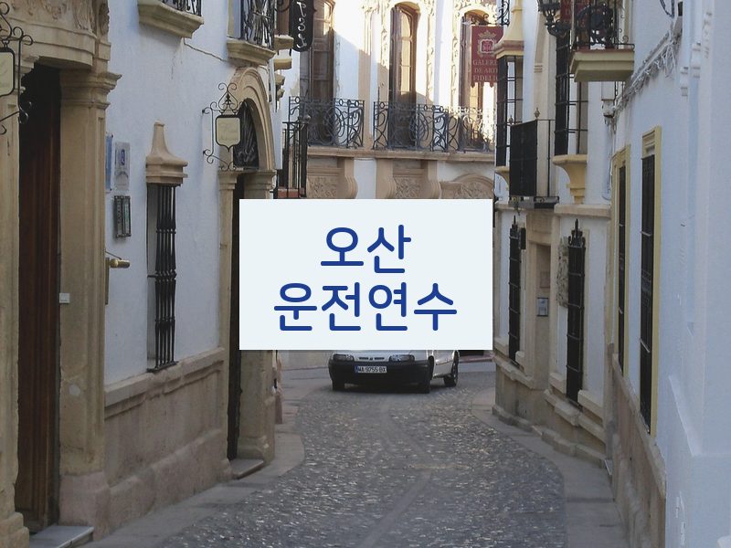 오산운전연수 후기