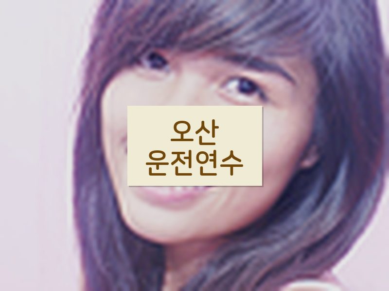 오산운전연수 후기