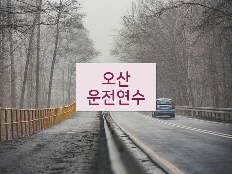오산운전연수 후기