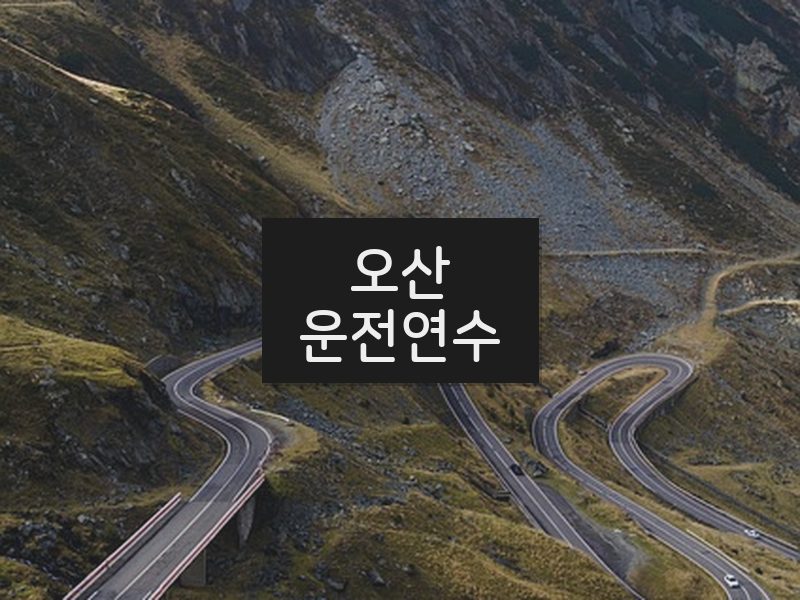 오산운전연수 후기