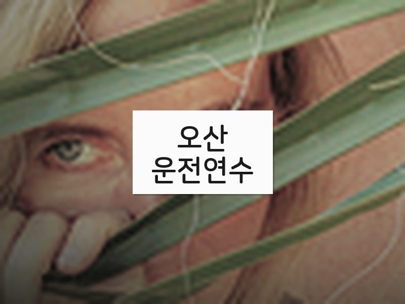 오산운전연수 후기
