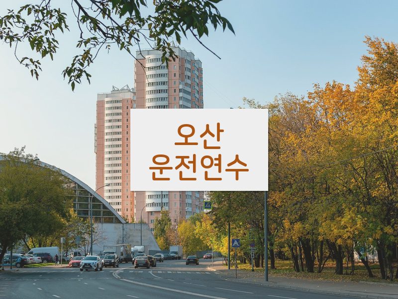 오산운전연수 후기