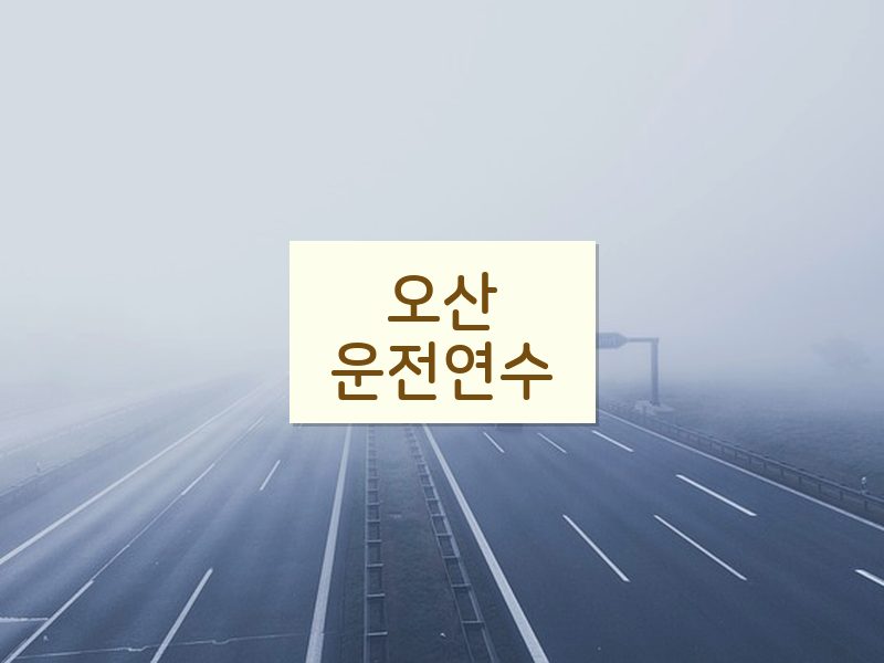 오산운전연수 후기