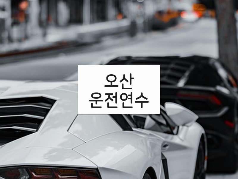 오산운전연수 후기