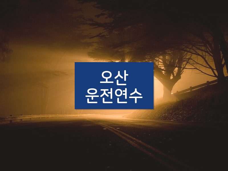 오산운전연수 후기