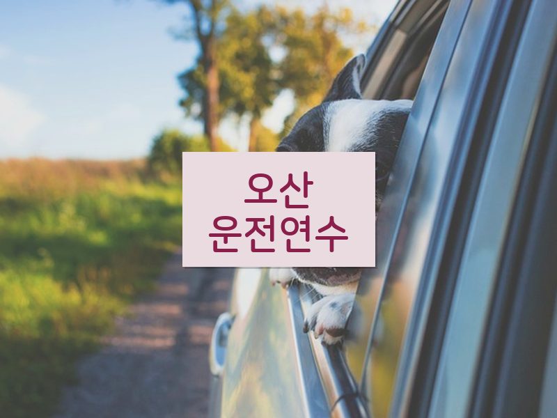 오산운전연수 후기