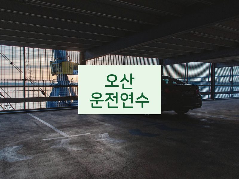 오산운전연수 후기