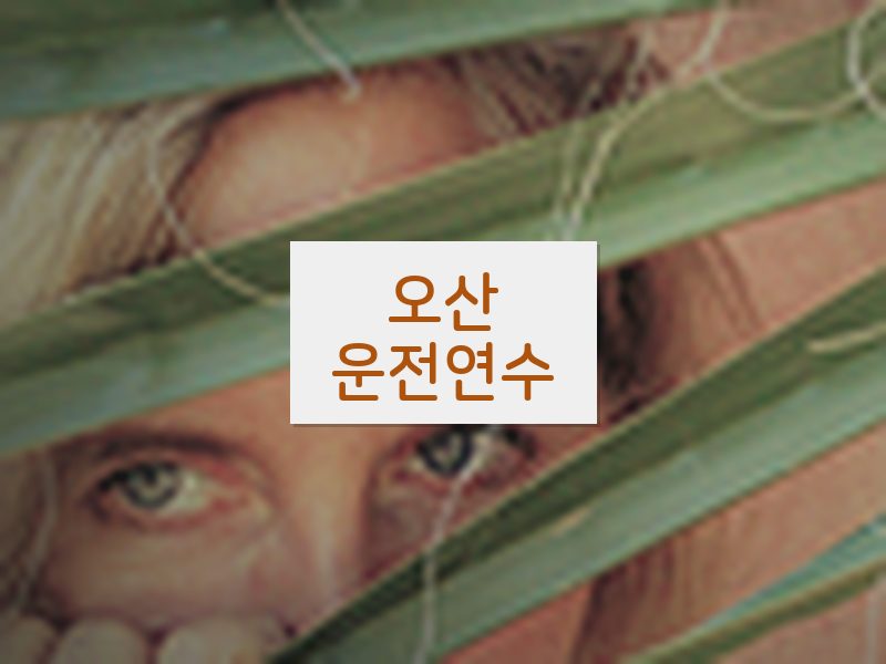 오산운전연수 후기