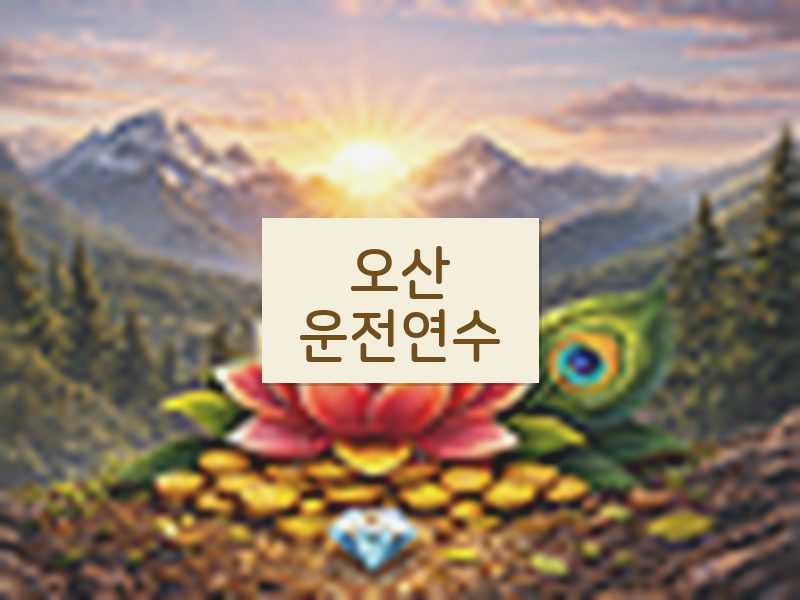 오산운전연수 후기
