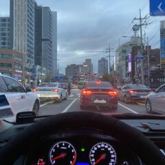 주말 드라이브의 행복