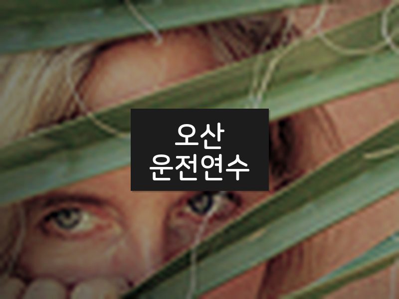 오산운전연수 후기